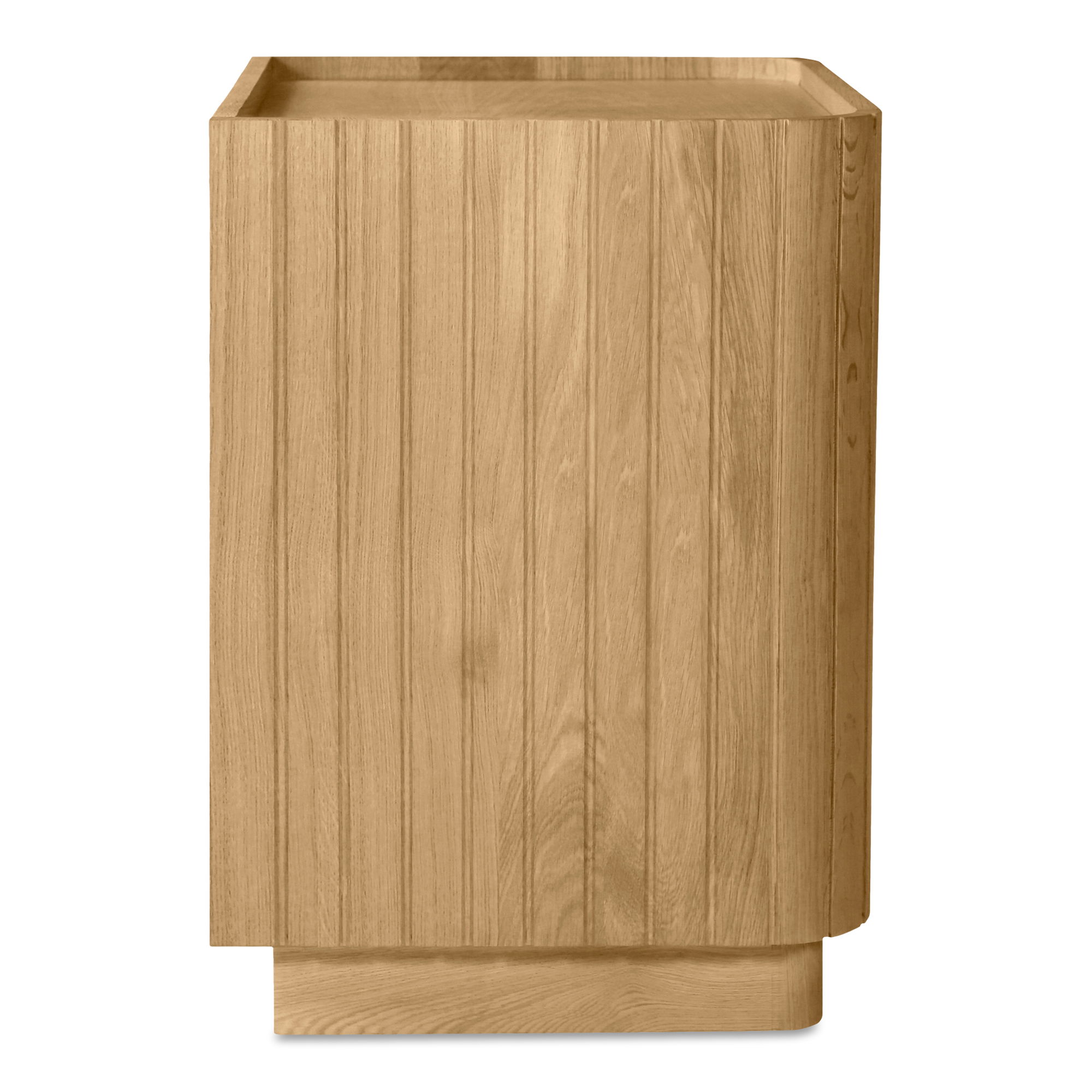 Povera 3 Drawer Nightstand Natural Oak large image 