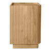 Povera 3 Drawer Nightstand Natural Oak thumbnail 4