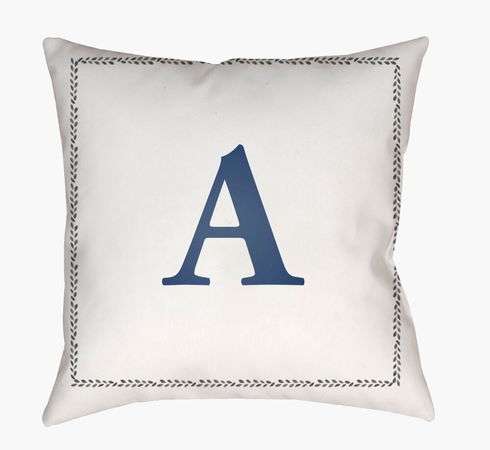 Initials Accent Pillow