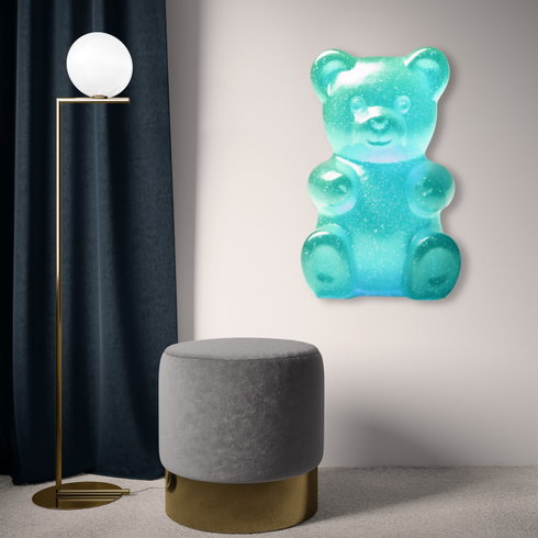 Gummy Bear Cyan (No Embellishment)