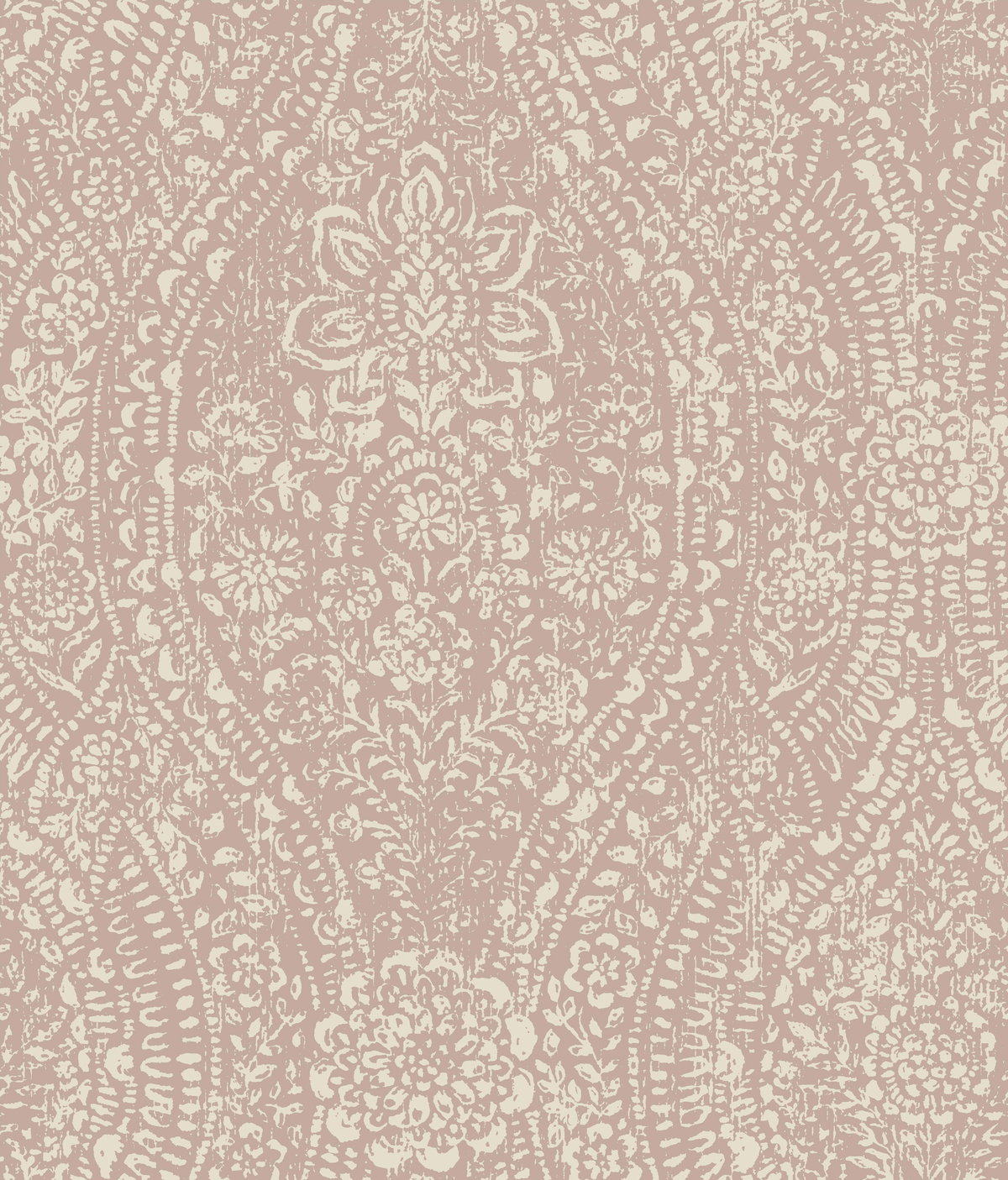 Ornate Ogee Pink Peel & Stick Wallpaper, by York Wall, 16'6" length x 1'8.5" width x 0.02" depth
