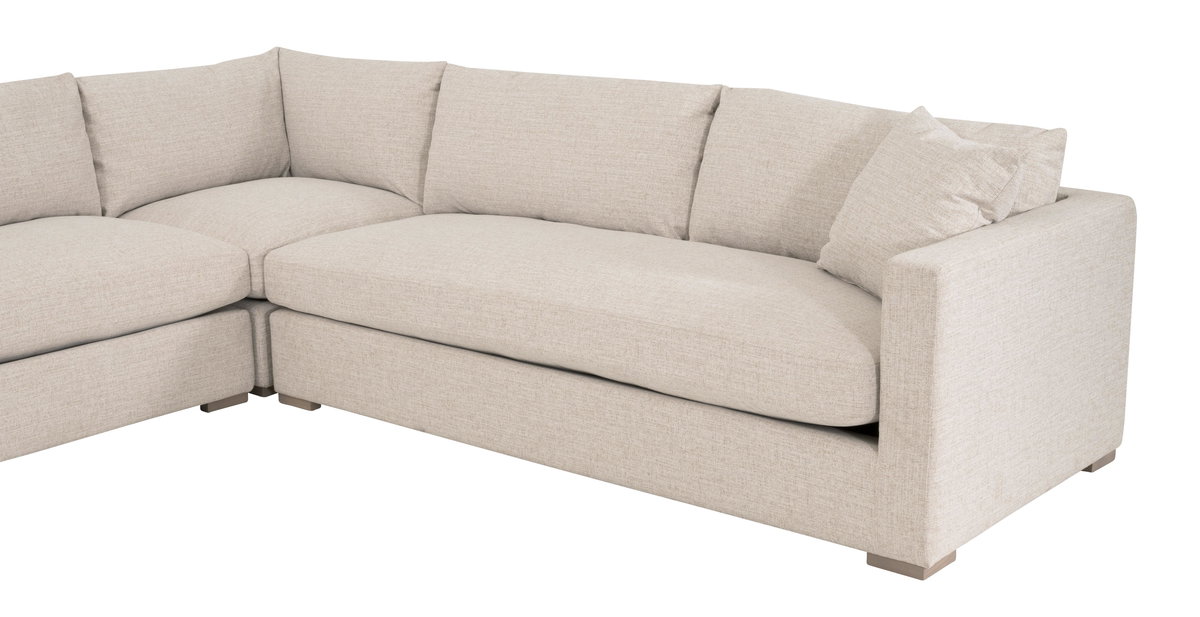 Newport Outdoor Modular 1-Seat Armless Chair, Seating by Essentials for Living, 41" width x 32.5" height x 37.5" depth View 9