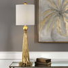 Paravani Metallic Gold Lamp, by Uttermost, 11" width x 36" height x 11" depth thumbnail 4