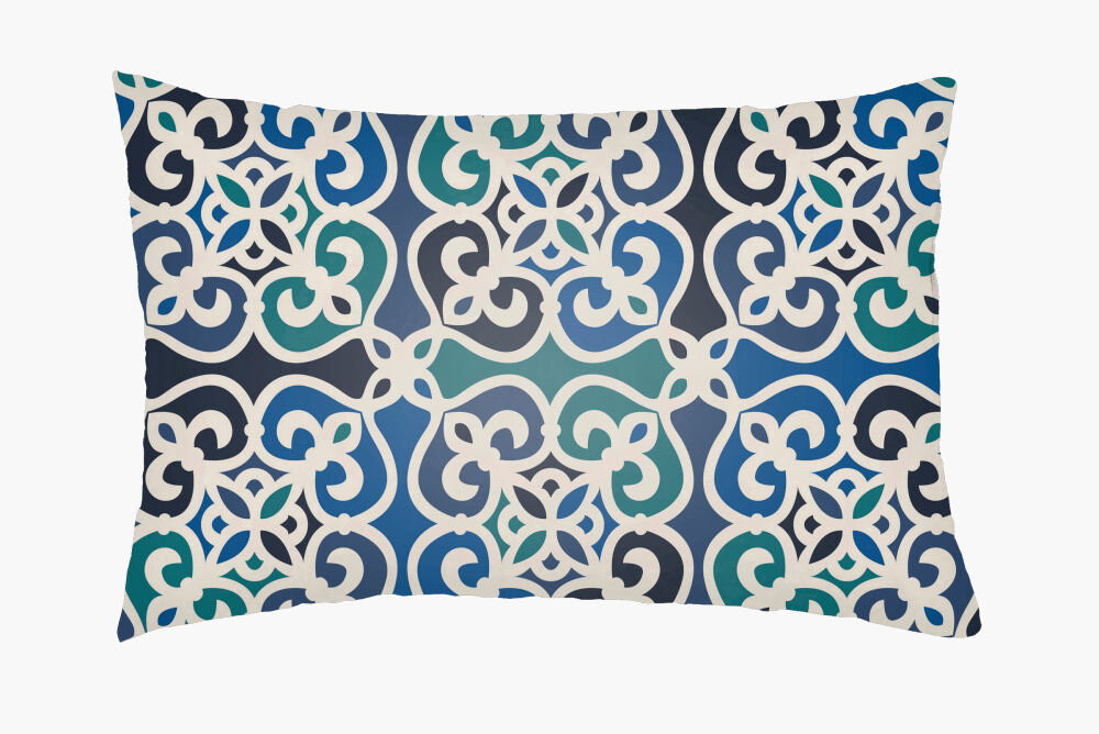 Lolita Lumbar Pillow, Decorative Pillow by Surya, 14" length x 24" width
