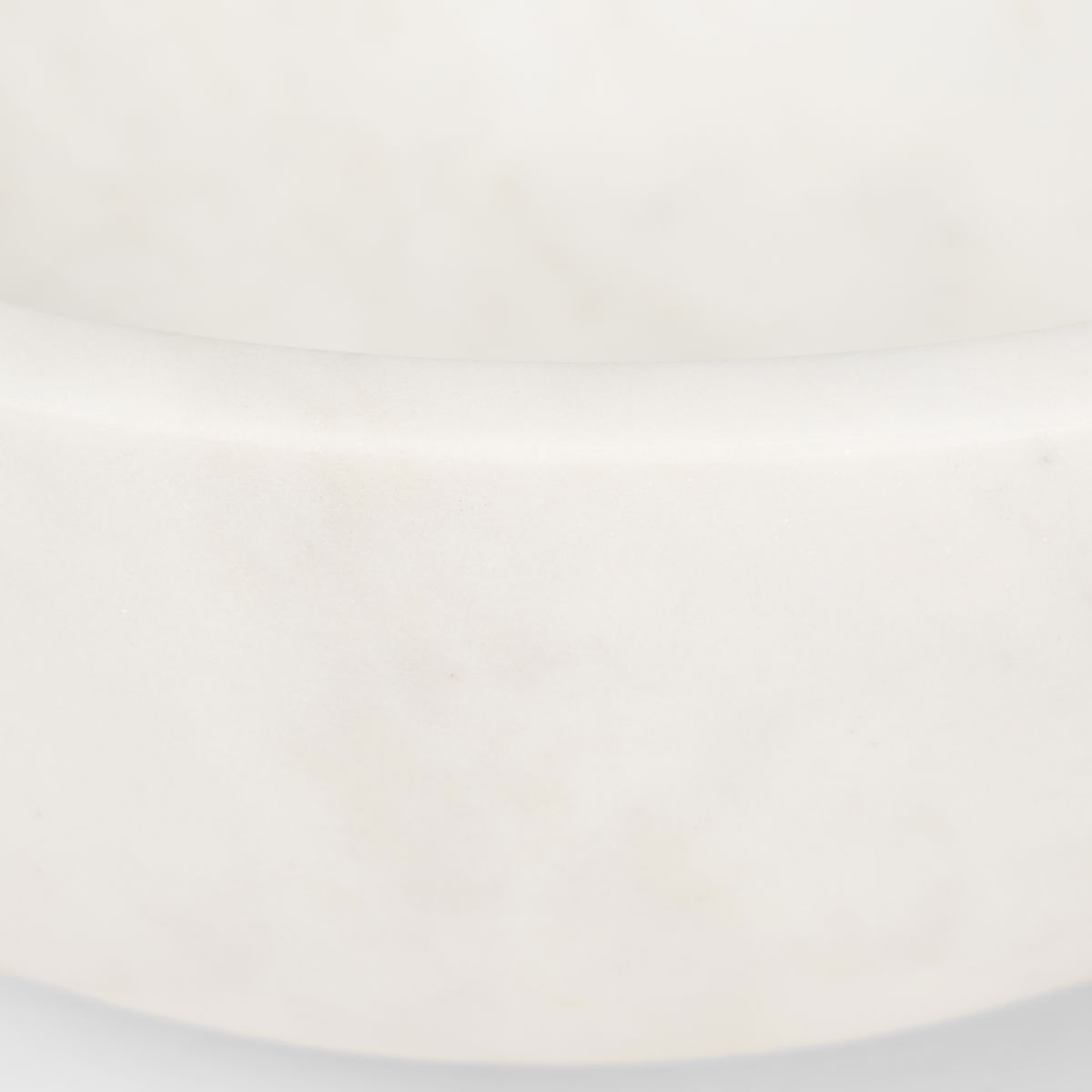 Katora Large Premium Solid White Marble Bowl, Decorative Bowl by Mercana, 9.5" length x 9.5" width x 4" height View 5