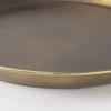 Eagan  Brass Aluminium Tray Large, Decorative Tray by Mercana, 24" length x 24" width x 2" height thumbnail 7