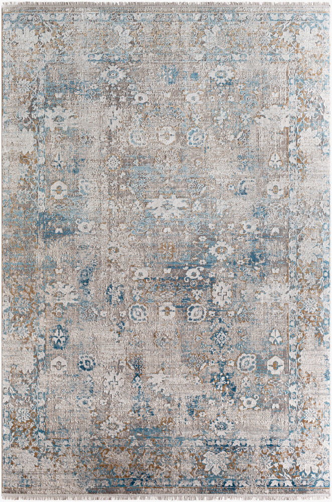 Solar Machine Woven Rug, by Surya, 7'6.55" length x 5'1.81" width