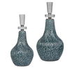 Almera Dark Teal Bottles Set/2, Decorative by Uttermost, 7.5" width x 15.5" height x 7.5" depth thumbnail 1