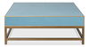 Gideon Shagreen Sq.Coffee Table, Blue thumbnail 2