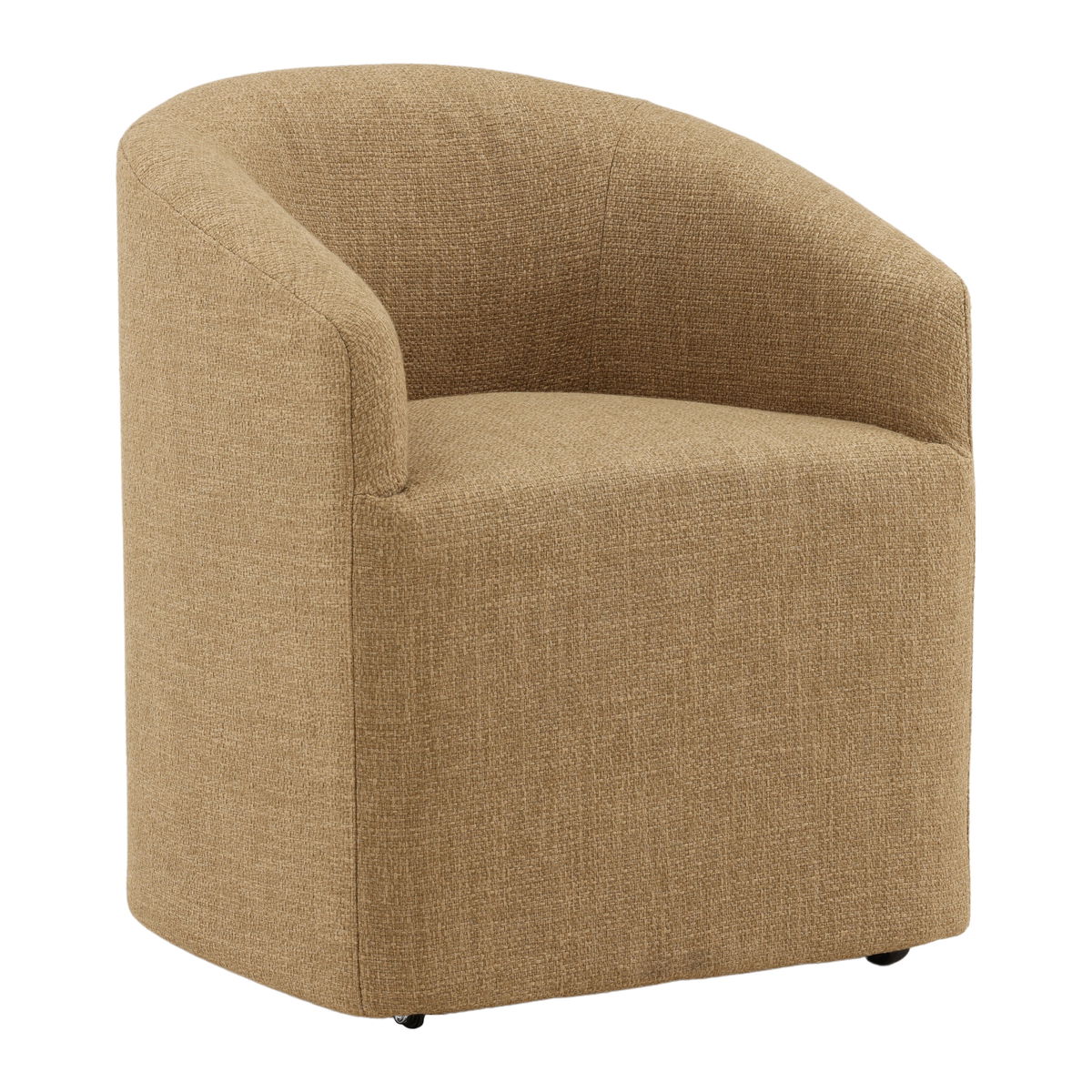 Breana Dining Chair Camel, by Dovetail, 25.78" width x 30.5" height x 25.78" depth View 1