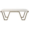 Farrah Geometric Bench, Benche by Uttermost, 53.75" width x 20.67" height x 15.75" depth thumbnail 1