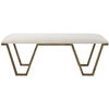 Farrah Geometric Bench, Furniture by Uttermost, 53.75" width x 20.67" height x 15.75" depth thumbnail 1