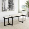 Triple Cloud Modern Upholstered Bench, Benche by Uttermost, 60.75" width x 22" height x 16" depth thumbnail 7
