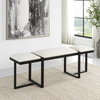Triple Cloud Modern Upholstered Bench, Benche by Uttermost, 60.75" width x 22" height x 16" depth thumbnail 7