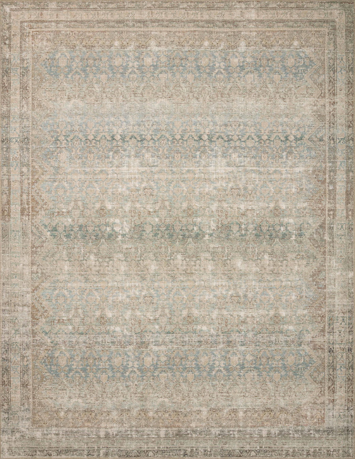 Angela Rose x Loloi Aubrey Rug, 1'6" length x 1'6" width View 1