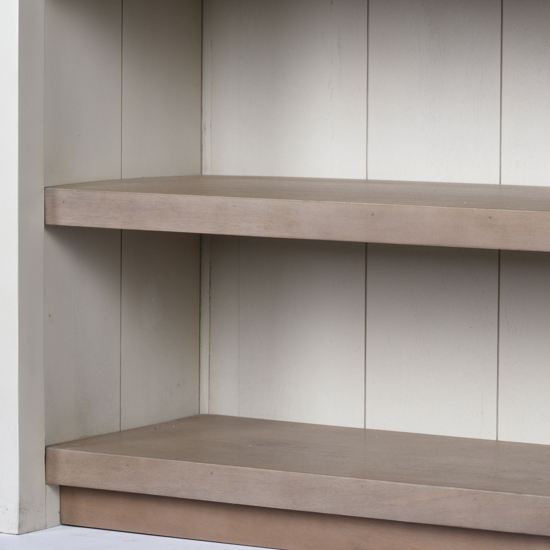 Fairview II White and Brown Two-Tone Stain Solid Wood Kitchen Island, by Mercana, 60" length x 30" width x 34.5" height View 10