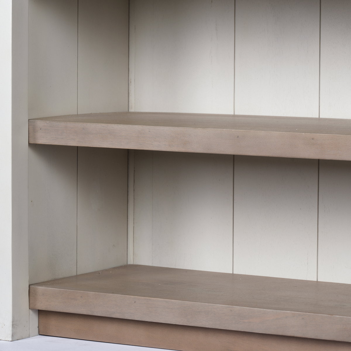 Fairview II White and Brown Two-Tone Stain Solid Wood Kitchen Island, by Mercana, 60" length x 30" width x 34.5" height View 10