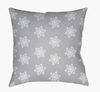 Snowflakes Accent Pillow, Decorative Pillow by Surya, 20" length x 20" width thumbnail