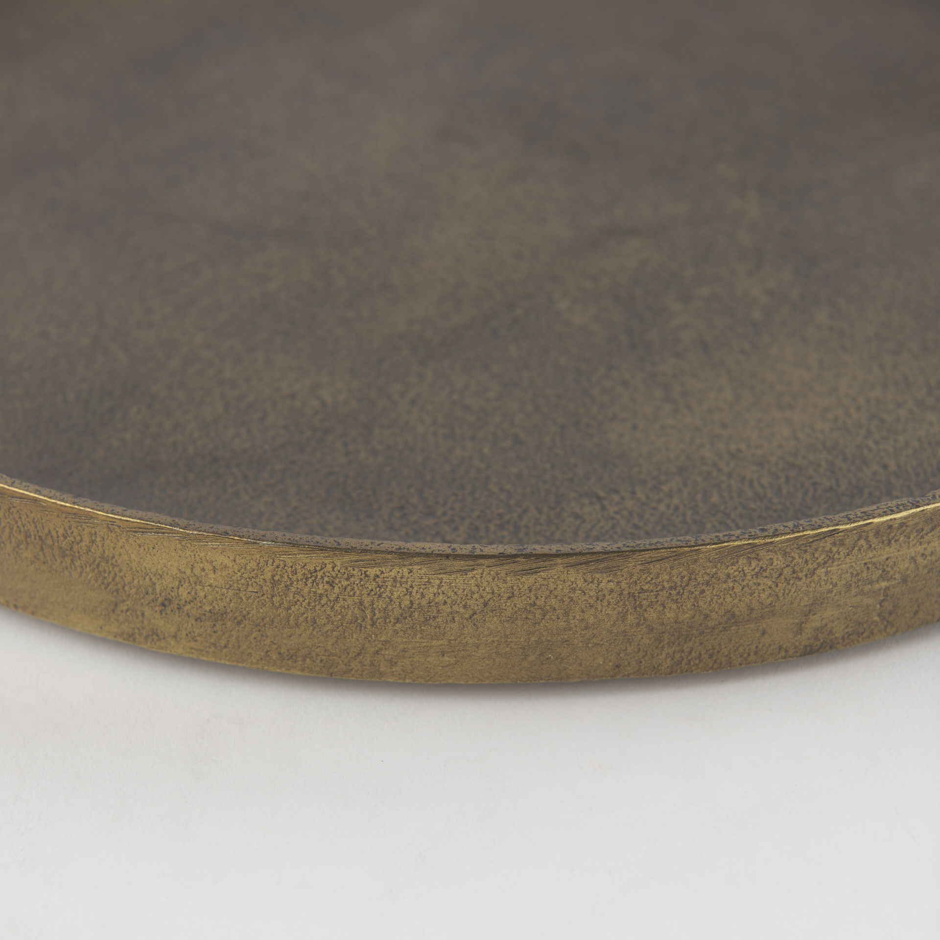 Marlowe Aluminium Tray - Small, Decorative Tray by Mercana, 14" length x 11.75" width x 1" height View 8