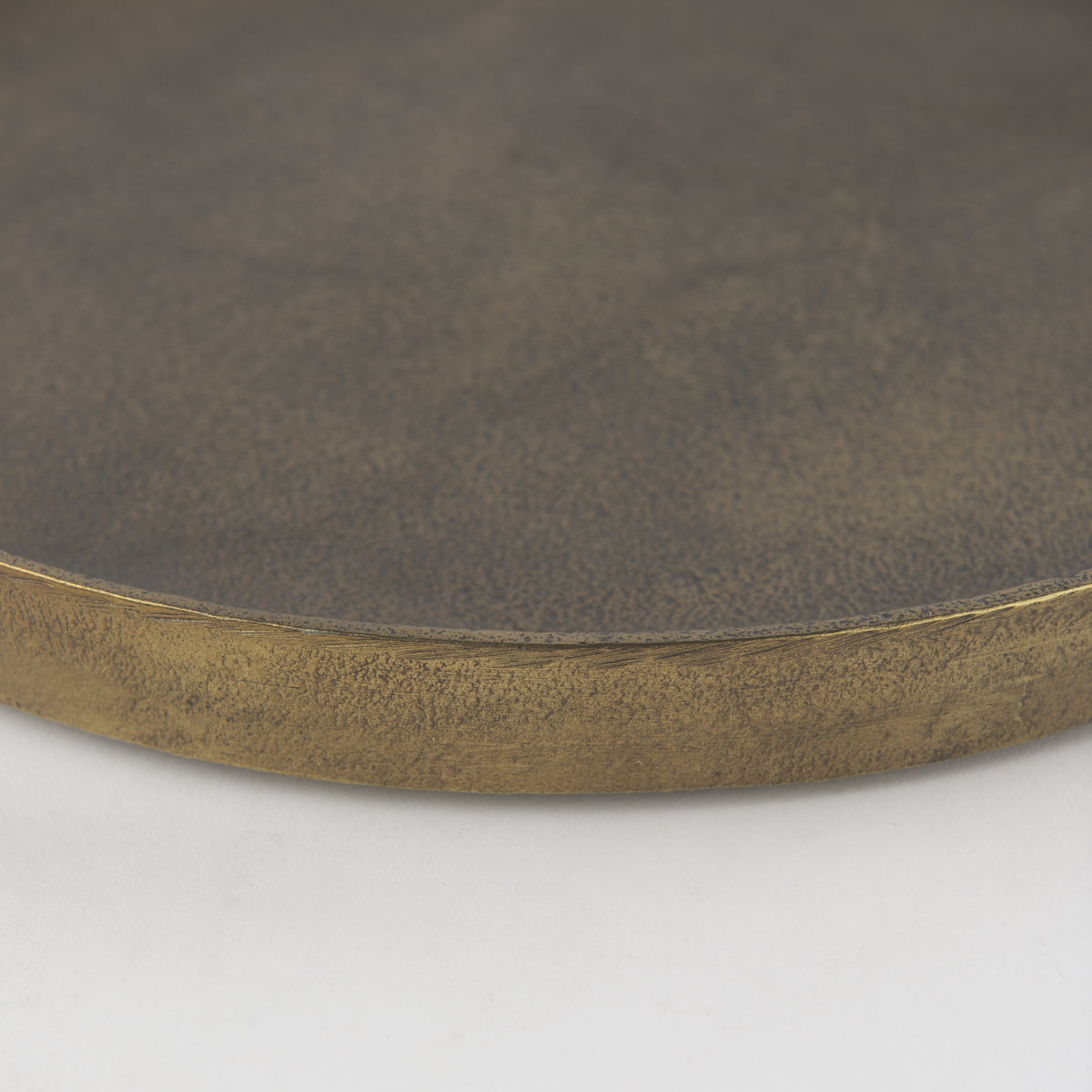 Marlowe Aluminium Tray - Small, Decorative Tray by Mercana, 14" length x 11.75" width x 1" height View 8