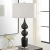 Caviar Black Table Lamp, by Uttermost, 17" width x 32.75" height x 17" depth thumbnail 4