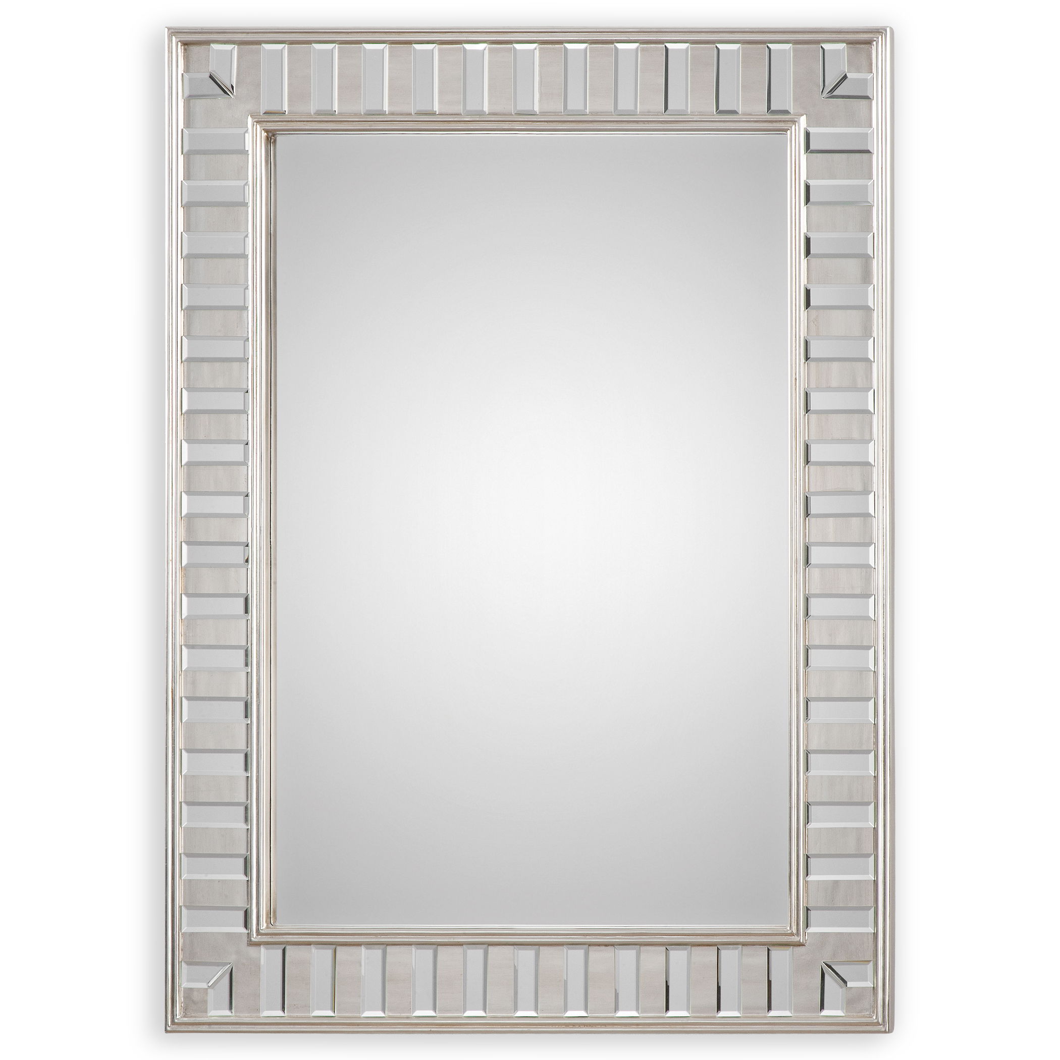 Lanester Silver Leaf Mirror large image 