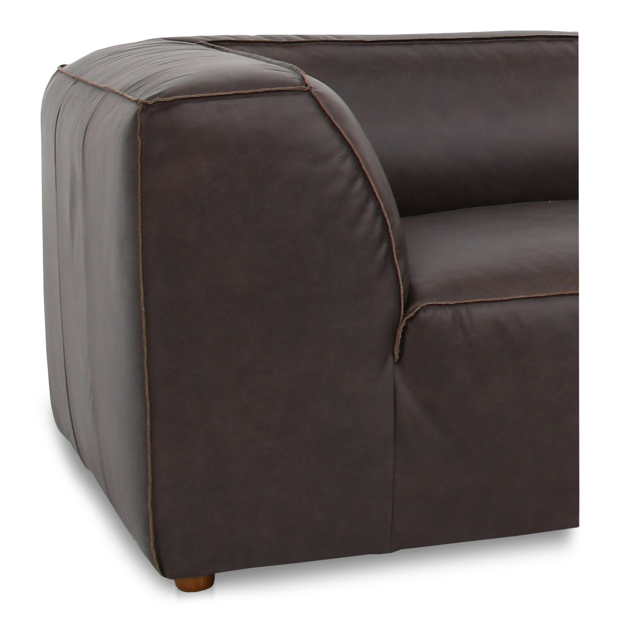 Form Classic L-shaped Modular Sectional Espresso Brown large image 