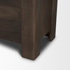 Wallen Solid Dark Brown Wood Curio Cabinet thumbnail 11
