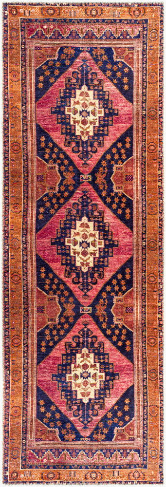 Amelie Machine Woven Rug, by Surya, 7'10.49" length x 2'7.5" width