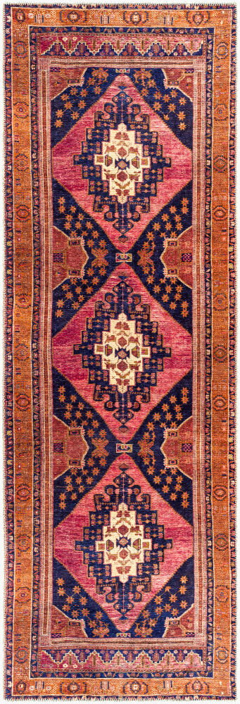 Amelie Machine Woven Rug, by Surya, 7'10.49" length x 2'7.5" width