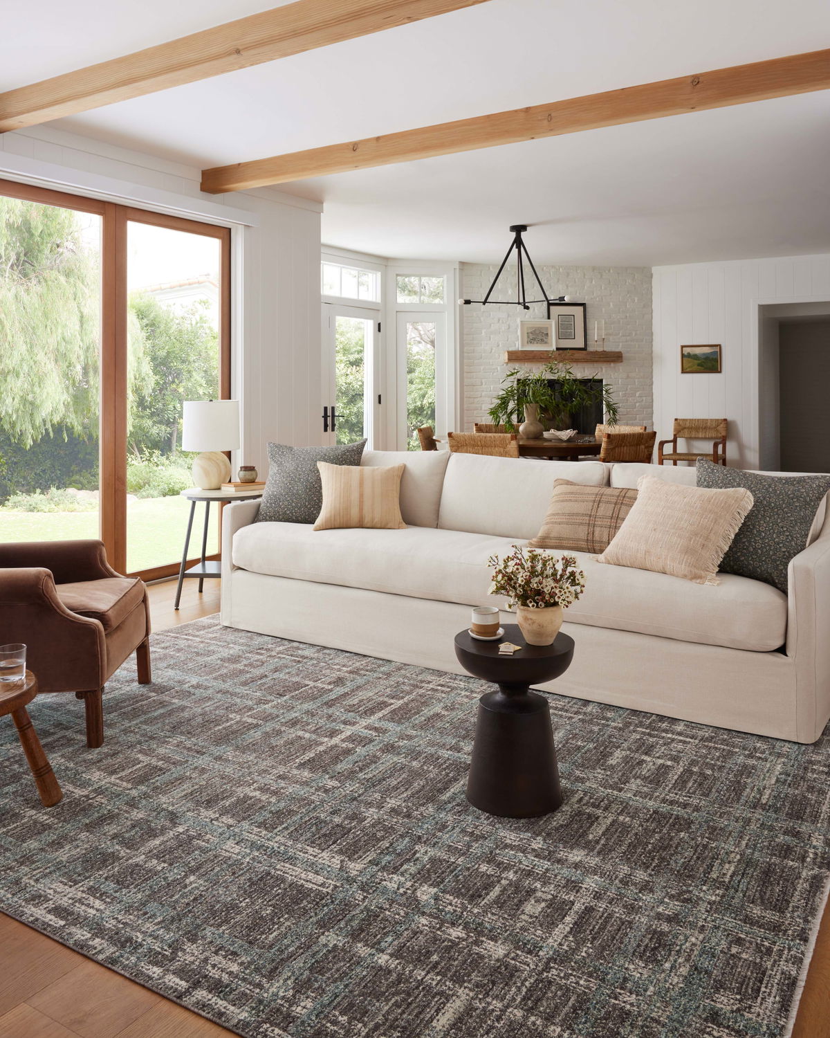 Angela Rose x Loloi Ember Rug, 5'3" length x 7'6" width View 2