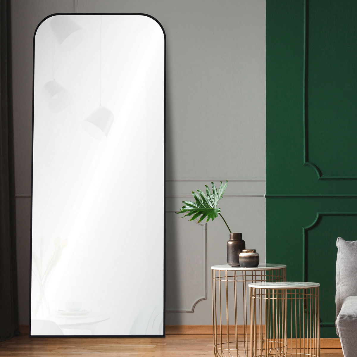 Mandret Full Length Mirror, by Renwil, 72" height x 0.75" depth View 6