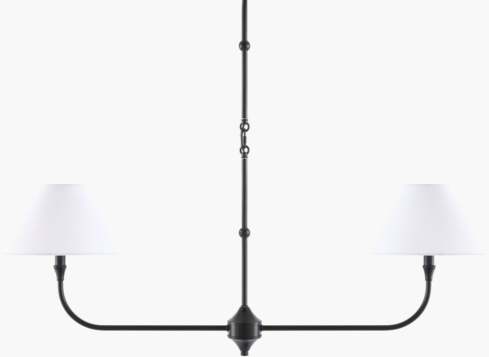 The Palotas Chandelier, by Surya, 10" length x 40" width x 14" height