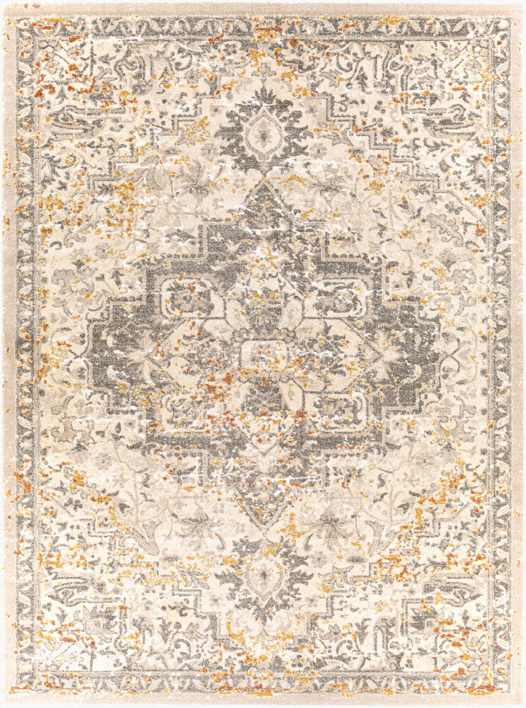Tuscany Machine Woven Rug, by Surya, 1'3.75" length x 1'3.75" width