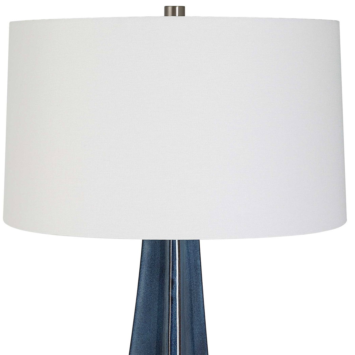 Teramo Scalloped Ceramic Table Lamp, by Uttermost, 1'6" width x 2'8" height x 1'6" depth View 6