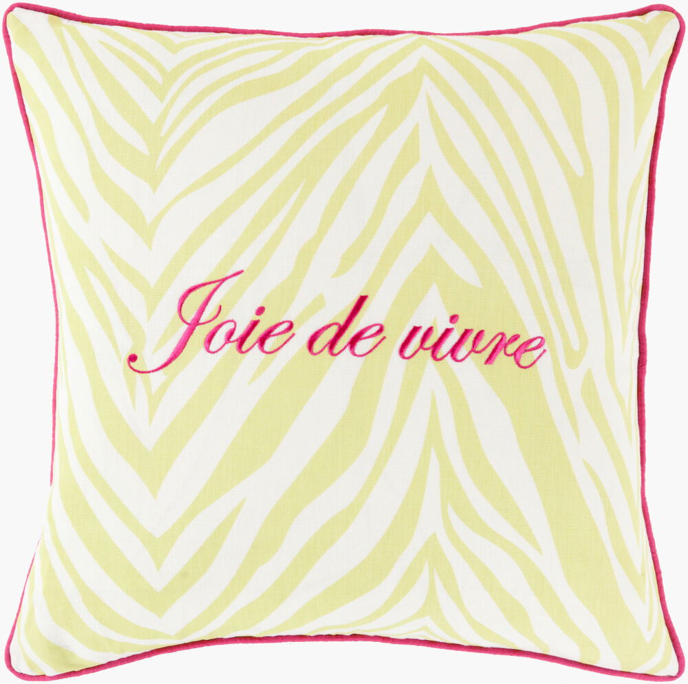 Joie de Vivre Accent Pillow Poly large image 