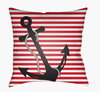 Anchor Accent Pillow, Decorative Pillow by Surya, 18" length x 18" width thumbnail