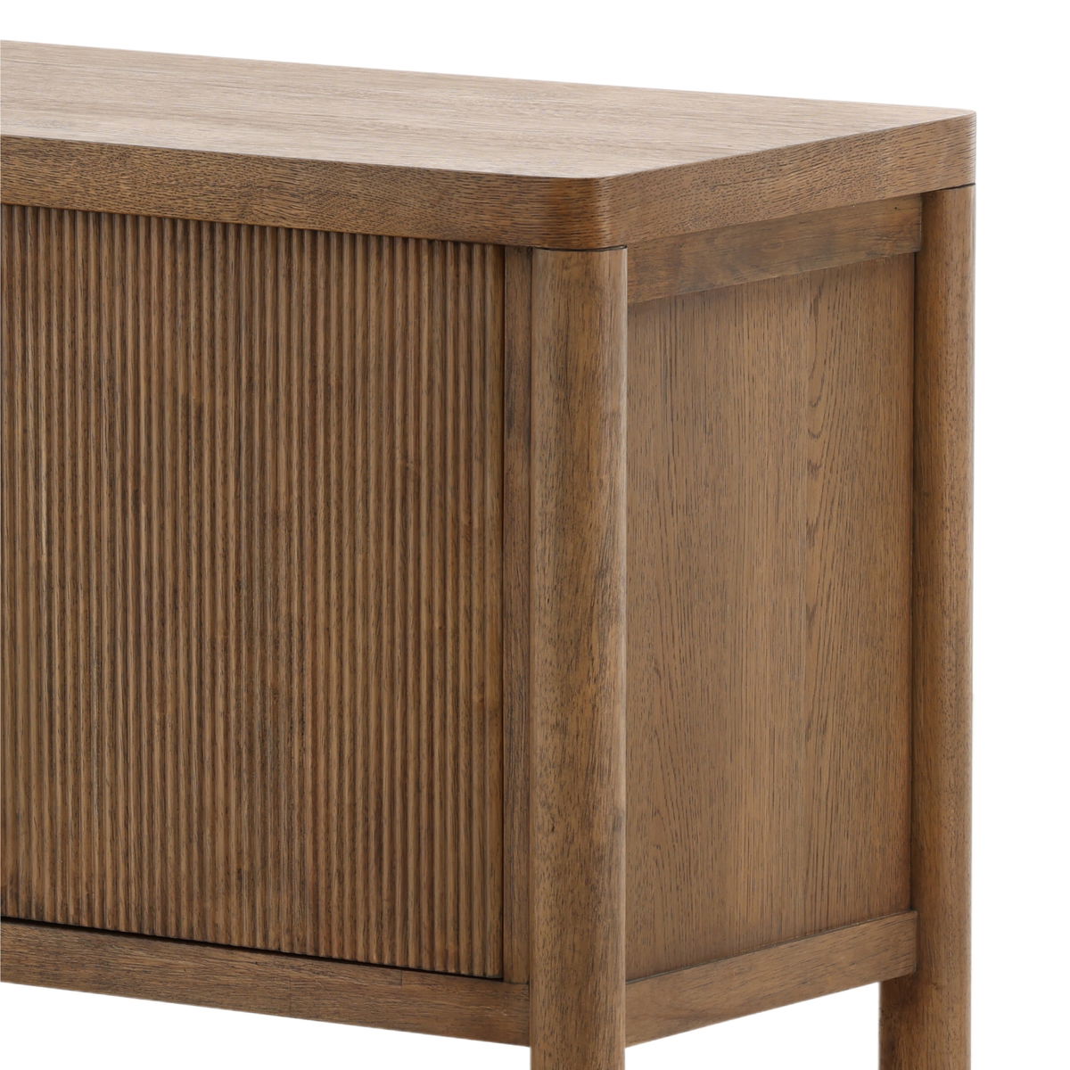 Estrada Sideboard Dark Brown, Sideboards & Buffet by Dovetail, 84" width x 36.25" height x 18" depth View 6