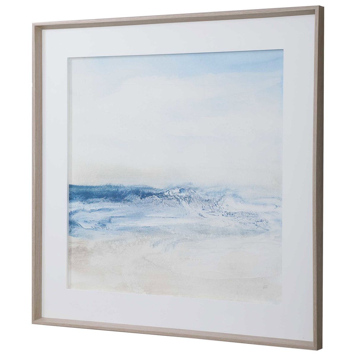 Surf And Sand Framed Print, Art by Uttermost, 50.5" width x 50.5" height x 2.5" depth View 5