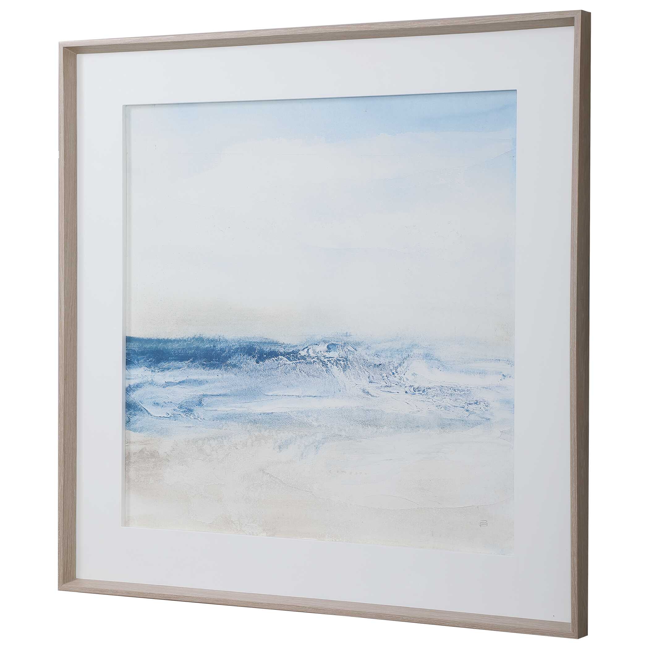 Surf And Sand Framed Print, Painting by Uttermost, 50.5" width x 50.5" height x 2.5" depth View 5