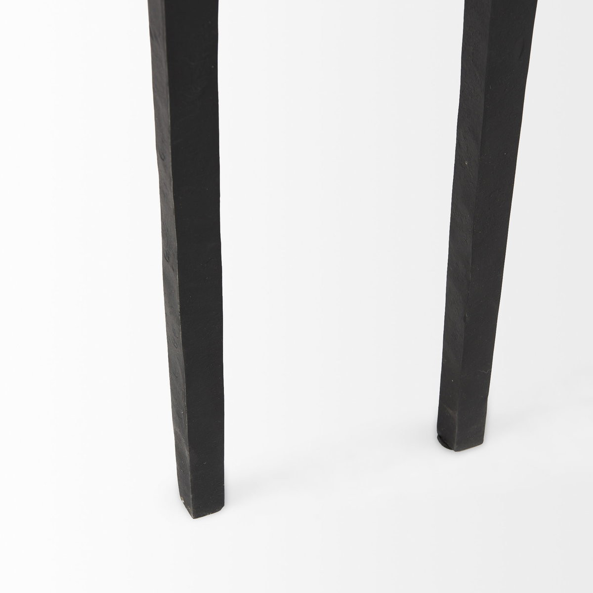 Timothy  48.0 X 8.0 X 30.0 Ebony Black Iron Console Table, by Mercana, 48" length x 8" width x 30" height View 9
