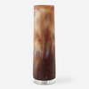 Iced Mocha Vase, by Uttermost, 6" width x 19.75" height x 6" depth thumbnail 1