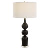 Caviar Black Table Lamp, by Uttermost, 17" width x 32.75" height x 17" depth thumbnail 1
