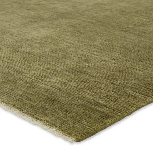 Jaipur Living Origin SAG16 Handknotted Solid Olive Green Area Rug (10