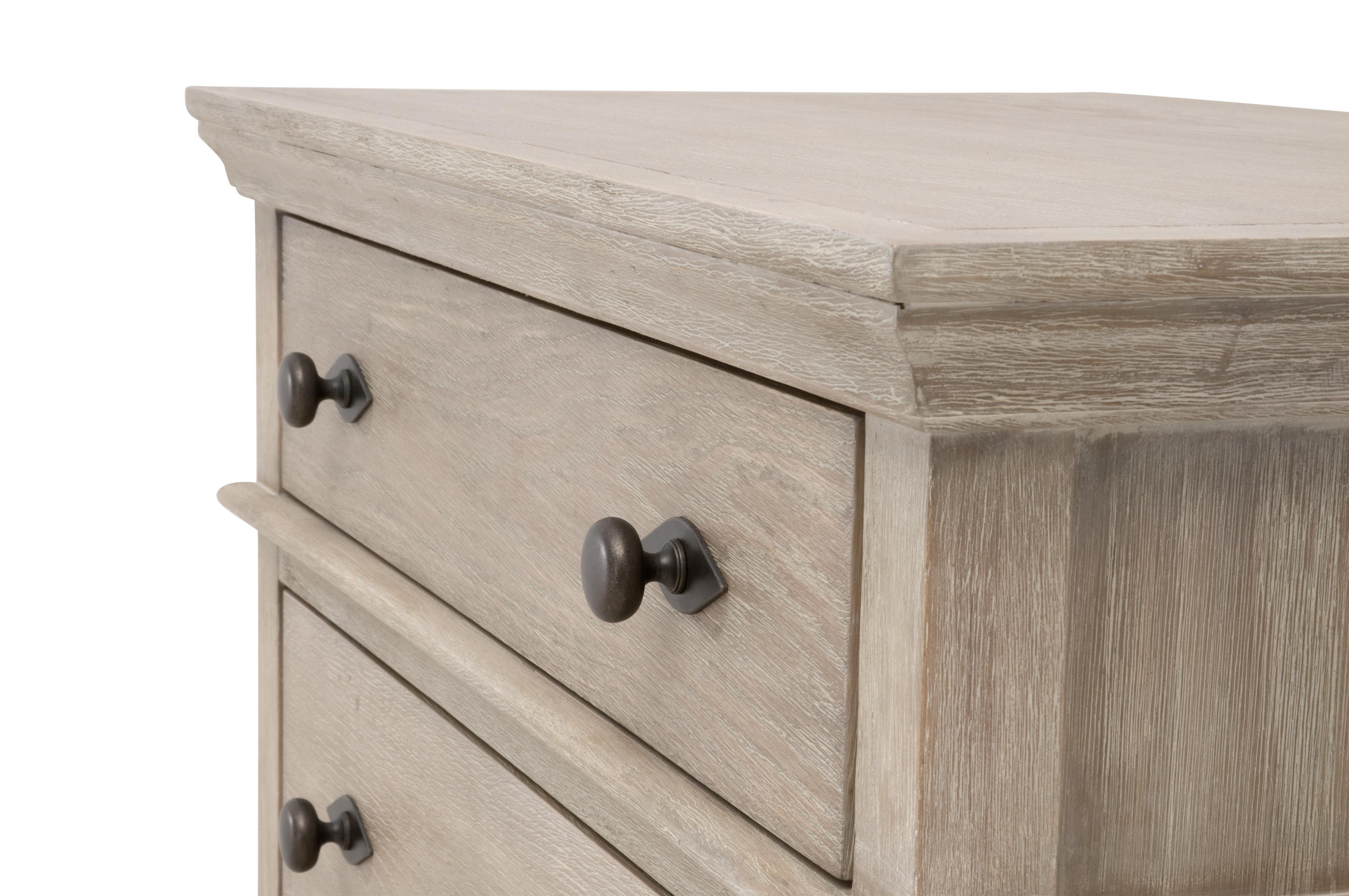 Oxford 3-Drawer Nightstand, by Essentials for Living, 30" width x 26.5" height x 19" depth View 5