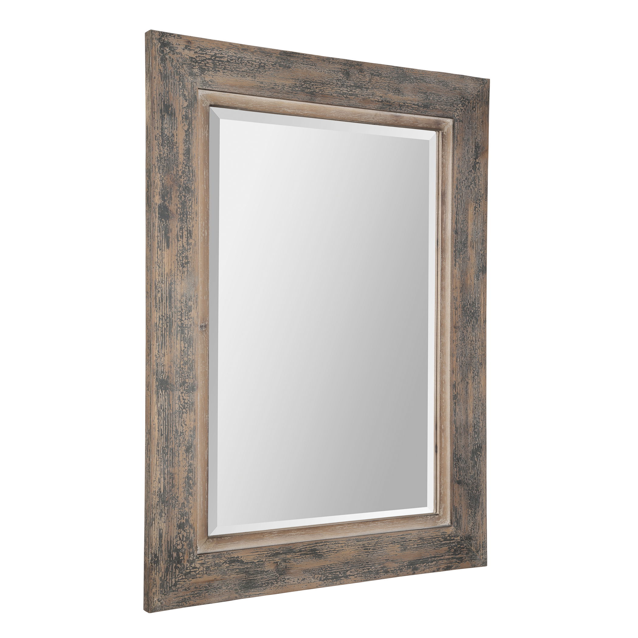 Bozeman Distressed Blue Mirror large image 