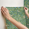Woodland Floral Meadow Green Peel & Stick Wallpaper thumbnail 4