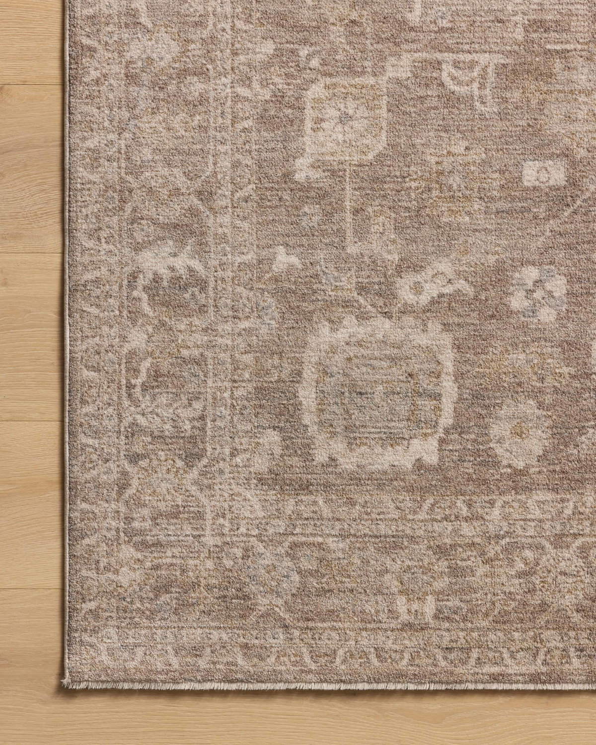 Chris Loves Julia x Loloi Louisa Rug, 5'3" length x 5'3" width View 7