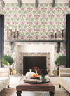 Seaside Jacobean Green & Red Wallpaper thumbnail 2