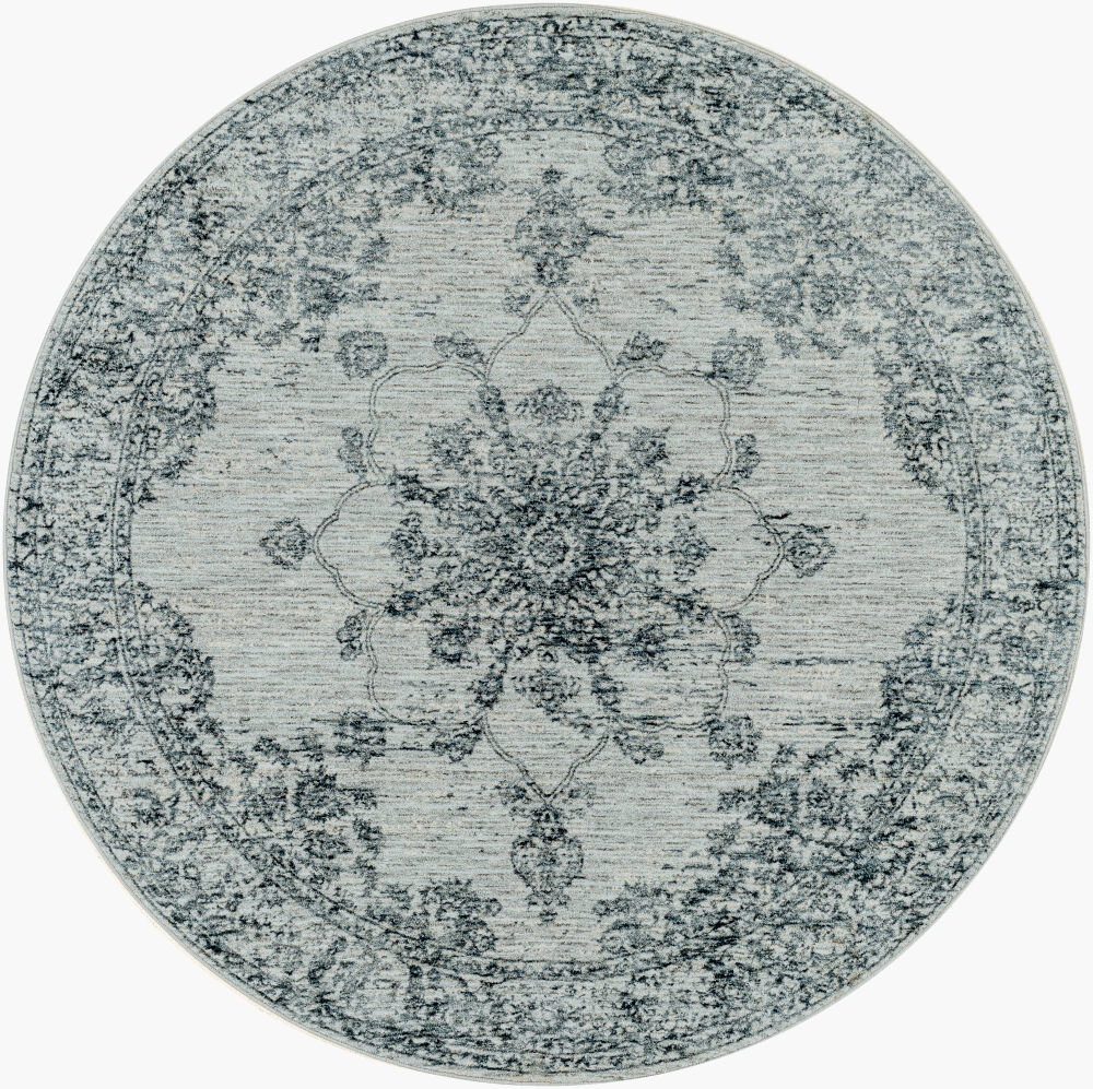 Laila Machine Woven Rug, by Surya, 5'2.99" length x 5'2.99" width